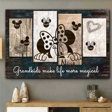 Load image into Gallery viewer, Personalized Grandma Canvas Print Magical Grandkids Gift