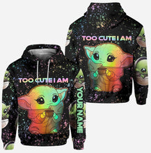 Load image into Gallery viewer, Personalized The Force Hoodie & Leggings Cute Custom Name Gift