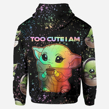 Load image into Gallery viewer, Personalized The Force Hoodie & Leggings Cute Custom Name Gift