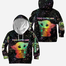 Load image into Gallery viewer, Personalized The Force Hoodie & Leggings Cute Custom Name Gift