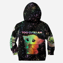 Load image into Gallery viewer, Personalized The Force Hoodie & Leggings Cute Custom Name Gift