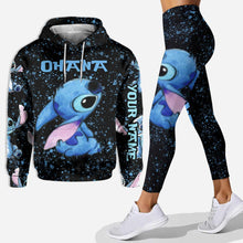 Load image into Gallery viewer, Personalized Ohana Hoodie and Leggings Custom Name Gift