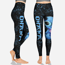 Load image into Gallery viewer, Personalized Ohana Hoodie and Leggings Custom Name Gift