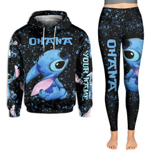 Load image into Gallery viewer, Personalized Ohana Hoodie and Leggings Custom Name Gift