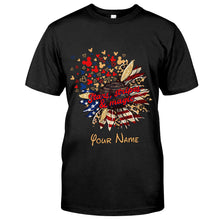 Load image into Gallery viewer, Personalized Independence Day T-Shirt & Hoodie with American Flag Design