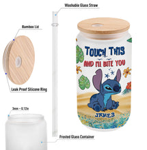 Load image into Gallery viewer, Personalized 16oz Can Glass with Straw Custom Name Gift Idea