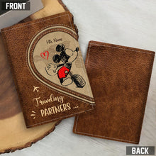 Load image into Gallery viewer, Personalized Couple Passport Holder Custom Name Travel Gift