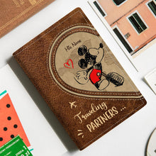 Load image into Gallery viewer, Personalized Couple Passport Holder Custom Name Travel Gift