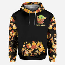 Load image into Gallery viewer, Personalized The Force Hoodie & Leggings Set for Kids | Custom Name Fall Gift