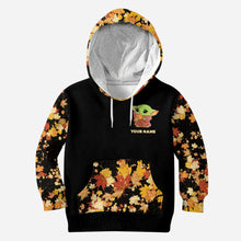 Load image into Gallery viewer, Personalized The Force Hoodie & Leggings Set for Kids | Custom Name Fall Gift