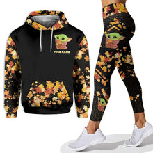 Load image into Gallery viewer, Personalized The Force Hoodie & Leggings Set for Kids | Custom Name Fall Gift