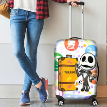 Load image into Gallery viewer, Personalized Nightmare Luggage Cover Custom Name Travel Gift