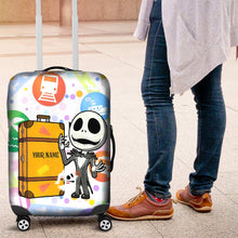 Load image into Gallery viewer, Personalized Nightmare Luggage Cover Custom Name Travel Gift