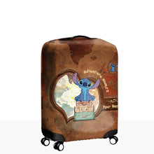 Load image into Gallery viewer, Personalized Ohana Luggage Cover with Adventure Design for Travelers