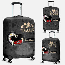 Load image into Gallery viewer, Personalized Leather Handbag & Luggage Cover Set for Travelers