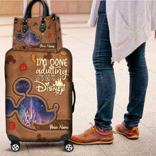 Load image into Gallery viewer, Personalized Leather Handbag & Luggage Cover Magic Ears Gift for Her