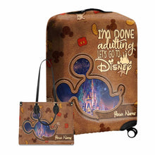 Load image into Gallery viewer, Personalized Leather Handbag & Luggage Cover Magic Ears Gift for Her