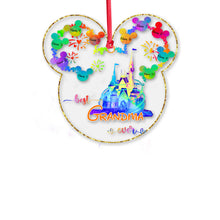 Load image into Gallery viewer, Personalized Christmas Mouse Ornament for Grandma Gift