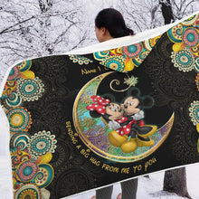 Load image into Gallery viewer, Personalized Hooded Blanket Soft Fleece Custom Name Gift for Kids
