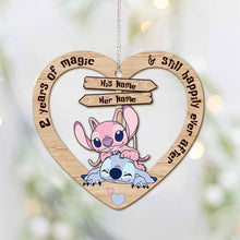 Load image into Gallery viewer, Personalized Christmas Ohana Ornament Custom Name Gift for Couple
