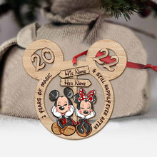 Load image into Gallery viewer, Personalized Mickey Mouse Christmas Ornament Custom Names Gift