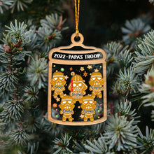Load image into Gallery viewer, Personalized Christmas Grandpa Ornament with Family Names