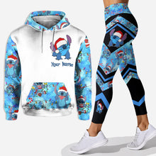 Load image into Gallery viewer, Personalized Ohana Hoodie and Leggings Set with Custom Name - Christmas Gift