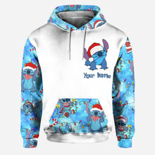 Load image into Gallery viewer, Personalized Ohana Hoodie and Leggings Set with Custom Name - Christmas Gift