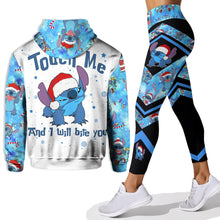 Load image into Gallery viewer, Personalized Ohana Hoodie and Leggings Set with Custom Name - Christmas Gift