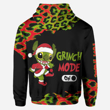 Load image into Gallery viewer, Personalized Grinch Mode Christmas Hoodie & Leggings Set