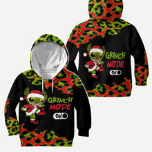 Load image into Gallery viewer, Personalized Grinch Mode Christmas Hoodie & Leggings Set
