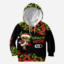 Load image into Gallery viewer, Personalized Grinch Mode Christmas Hoodie & Leggings Set