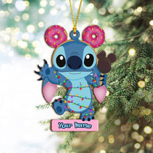 Load image into Gallery viewer, Personalized Christmas Ornament Custom Name Acrylic Decoration Gift