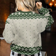 Load image into Gallery viewer, Personalized Holiday Armadillo Christmas Sweater Custom Name Gift