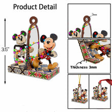 Load image into Gallery viewer, Personalized Christmas Mouse Ornament Custom Name Gift