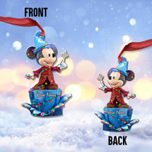 Load image into Gallery viewer, Personalized Christmas Mouse Ornament Custom Name Gift