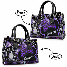 Load image into Gallery viewer, Personalized Leather Handbag Custom Name Gift for Her