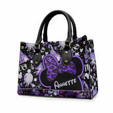 Load image into Gallery viewer, Personalized Leather Handbag Custom Name Gift for Her