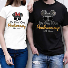 Load image into Gallery viewer, Personalized Anniversary T-shirt & Hoodie with Custom Names