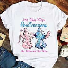 Load image into Gallery viewer, Personalized Anniversary T-Shirt & Hoodie Custom Names Gift for Couples