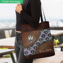 Load image into Gallery viewer, Personalized Nightmare Tote Bag Custom Name Halloween Gift