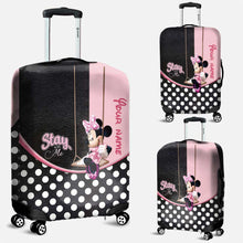 Load image into Gallery viewer, Personalized Minnie Mouse Luggage Cover Custom Name Gift