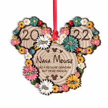 Load image into Gallery viewer, Personalized Layered Wood Ornament Magical Nana Mouse Gift for Grandma