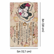 Load image into Gallery viewer, Personalized Christmas Mouse Wooden Pop Out Ornament Gift for Husband