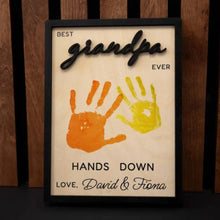 Load image into Gallery viewer, Personalized 2-Layered Wooden Plaque Gift for Dad - Father's Day