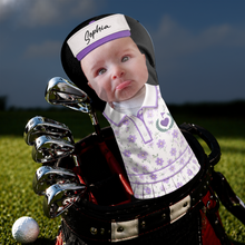 Load image into Gallery viewer, Personalized Baby Photo Golf Club Head Cover Gift for Dad