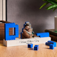 Load image into Gallery viewer, Personalized Photo Building Blocks Custom Gift for Dad