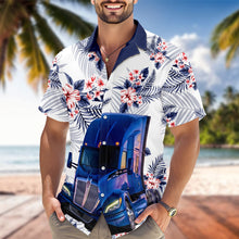 Load image into Gallery viewer, Personalized Hawaiian Shirt Custom Photo Gift for Trucker