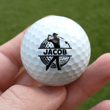 Load image into Gallery viewer, Personalized Golf Ball Custom Gift for Dad Husband Funny