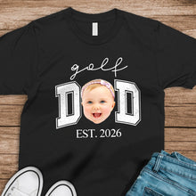 Load image into Gallery viewer, Personalized Photo T-Shirt Gift for Dad Father's Day Custom